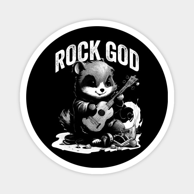 Rock God Magnet by n23tees